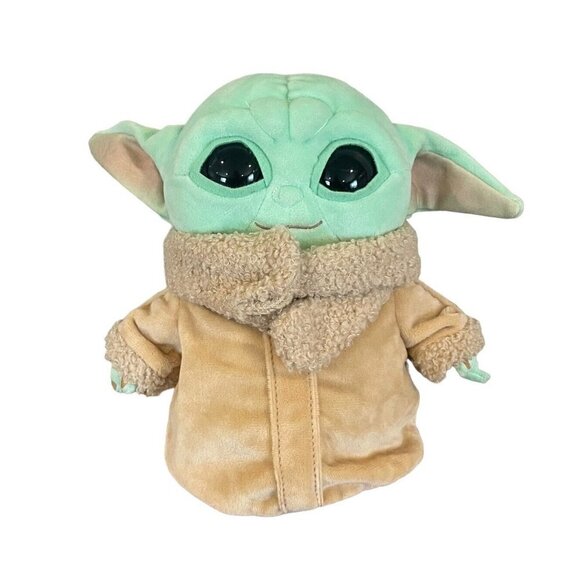 Star Wars Mattel Plush Toy 9” Small Yoda Baby Stuffed Animal The Mandalorian - Picture 1 of 9